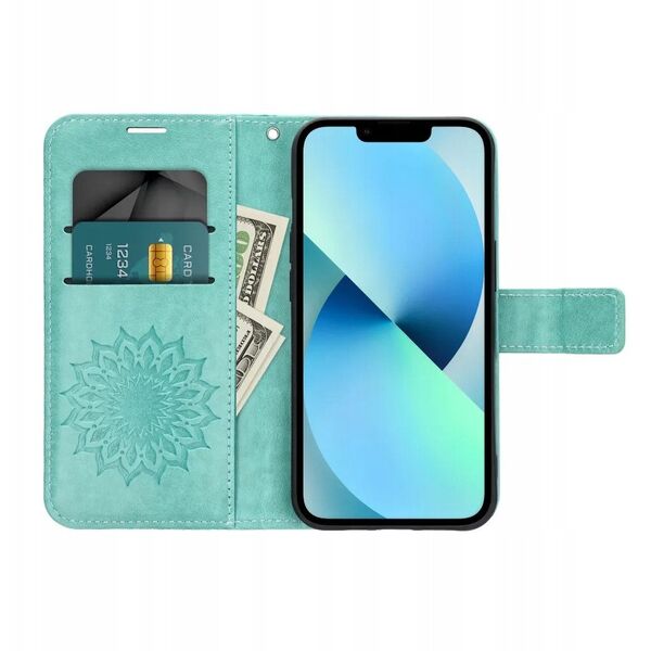 Θήκη βιβλίου MEZZO για SAMSUNG A06 mandala πράσινο