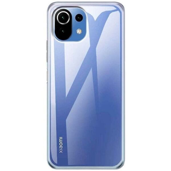 Mocco Ultra Θήκη Πλάτης 0.3 mm Σιλικόνης για Xiaomi Mi 11 Lite 4G / 5G Διαφανής