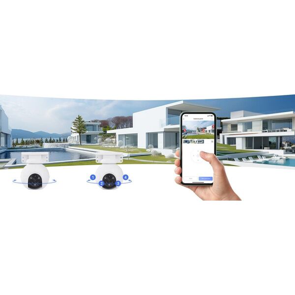 EZVIZ CS-H80f ελεγχόμενη εξωτερική κάμερα