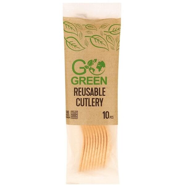 Atkartoti lietojamas karotes Go Green 10 gab./ 0 07kg 4743115011078