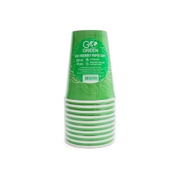 Γλάσο οικολογικό Go Green 350ml 10 τεμ./ 0 10kg 4743115011290