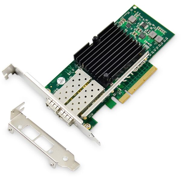 Κάρτα δικτύου DIGITUS SFP 2 Θύρες 10G PCIe INTEL JL82599ES