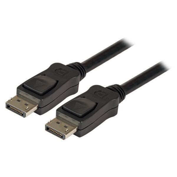 Καλώδιο σύνδεσης EFB DisplayPort 4K60HZ μαύρο 1m DisplayPort 20-πολικό βύσμα σε 20-πολικό βύσμα επιχρυσωμένες επαφές
