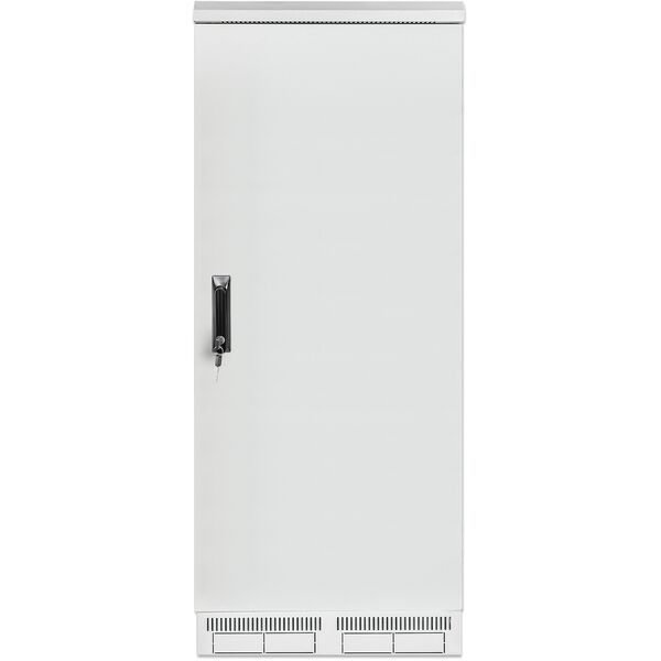 INTELLINET IP55 48,26cm 19 ιντσών ντουλάπι δικτύου με ενσωματωμένους ανεμιστήρες 27HE 800mm βάθος ανθεκτικό στη σκόνη και το νερό, τοποθετημένο γκρι RAL7035