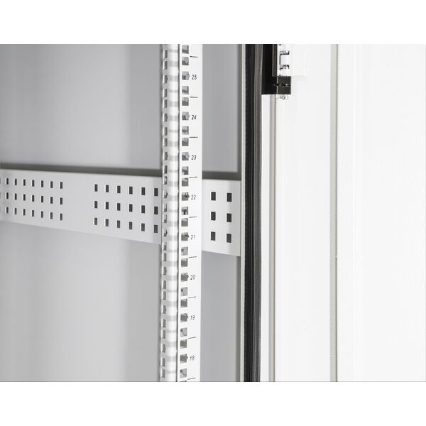 INTELLINET IP55 48,26cm 19 ιντσών ντουλάπι δικτύου με ενσωματωμένους ανεμιστήρες 27HE 800mm βάθος ανθεκτικό στη σκόνη και το νερό, τοποθετημένο γκρι RAL7035