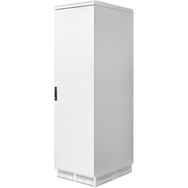 INTELLINET IP55 48,26cm 19 ιντσών Netzwerkschrank με ενσωματωμένους ανεμιστήρες 42HE 800mm βαθύς ανθεκτικός στη σκόνη και στο νερό, τοποθετημένος γκρι RAL7035