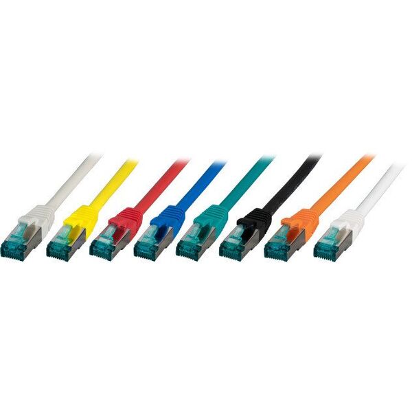 EFB RJ45 Patchkabel S/FTP Cat6A LSZH Violett Laenge 10m 4x2xAWG27/7 nach TIA/EIA568B geschirmt Uebertragungsstandards 10Gbit