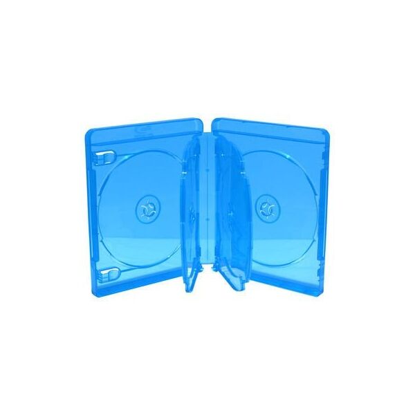 Θήκη MediaRange BD για 6 δίσκους 22mm μπλε