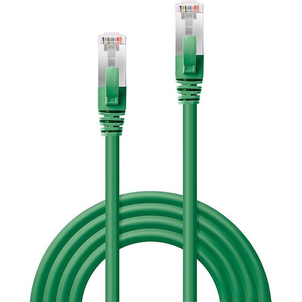 LINDY 20m Cat.6A S/FTP LSZH καλώδιο δικτύου πράσινο