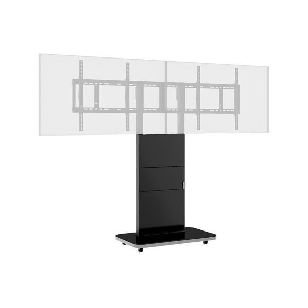 HAGOR Pro-Tower M Dual κινητό σύστημα βάσης για 2 τηλεοράσεις 117-140cm 46-55 ιντσών VESA max. 600x400mm max. φορτίο 2x40 kg
