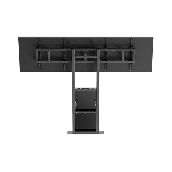 HAGOR Pro-Tower Wall Dual Standsystem Δάπεδο-Τοίχος για 2 τηλεοράσεις 140-165cm 55-65 ίντσες VESA μέγιστο 600x400mm 2x 55 kg μέγιστο φορτίο