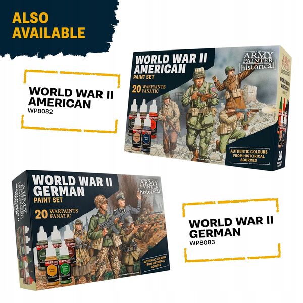 The Army Painter: Historical - World War II - British Paint Set