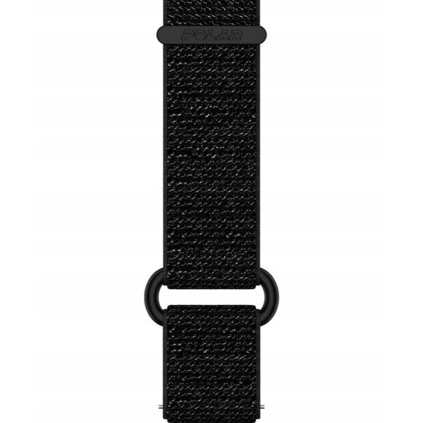 Πολικό νάιλον λουράκι καρπού με κλείσιμο velcro 20 mm, μαύρο, M/L