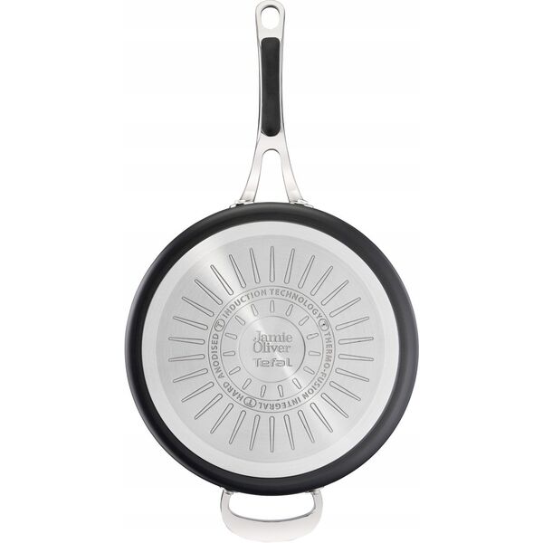 Τefal Jamie Oliver Cook's Classics HA τηγάνι με γυάλινο καπάκι 26 εκ./4.1 Λ, μαύρο
