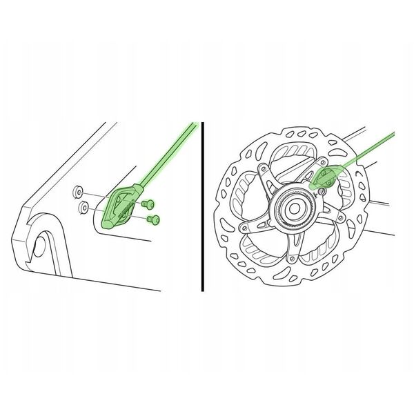Shimano SM-DUE11 Αισθητήρας ταχύτητας Steps, 760 mm