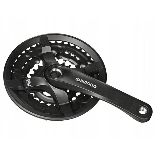 Shimano FC-TY501 δισκοβραχίονας, 170 mm 42/34/24T, 6-8v, με προστατευτικό αλυσίδας