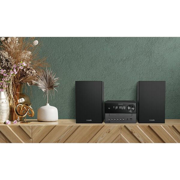 Philips TAM3505MKII/12 μικροσύστημα, μαύρο
