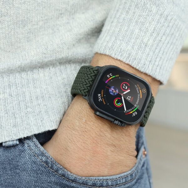 Πλεκτός Βρόχος 42 | 44 | 45 | 49mm Ένα Μέγεθος - Olive Black