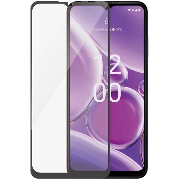 PanzerGlass Ultra-wide Fit tempered glass, Nokia G42 5G, black frame
