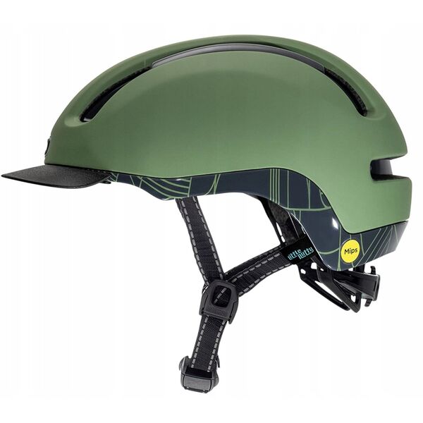 Κράνος ποδηλασίας Nutcase Vio Adventure Bahous Green Mips, 55-59 cm