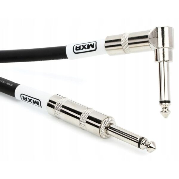 Καλώδιο οργάνου MXR Standard με γωνιακό σύνδεσμο 3m, μαύρο