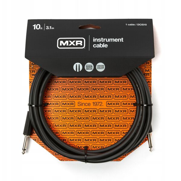 Καλώδιο οργάνου MXR Standard με γωνιακό σύνδεσμο 3m, μαύρο