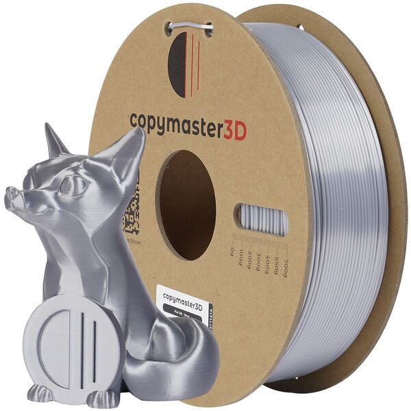 Νήμα Copymaster3D PLA Silk για εκτυπωτή 3D, 1.75 mm, ασημί