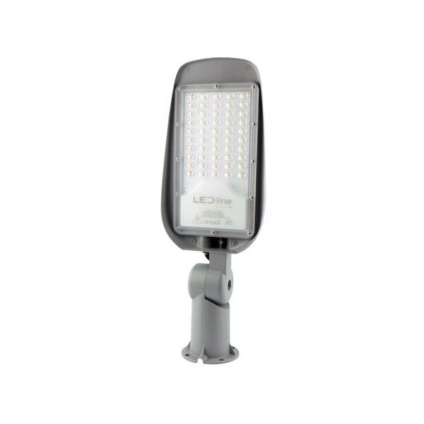 Φωτιστικό δρόμου LED 230V 50W 5 000lm, 130° x 75° 4000K ουδέτερο λευκό, STREETLITE, IP65, IK08