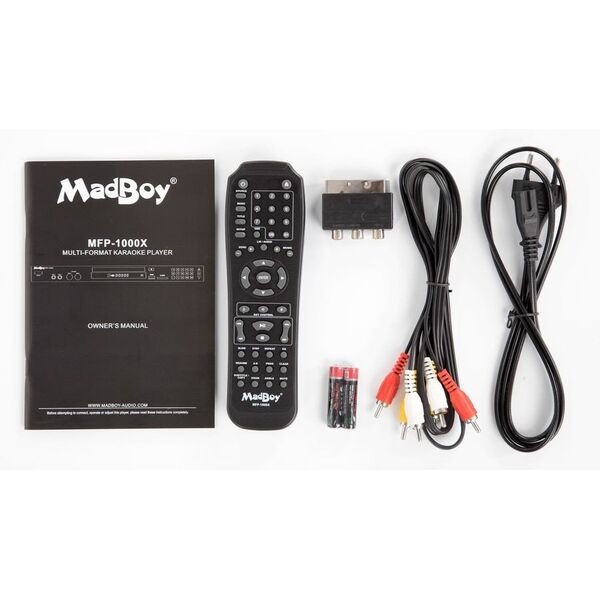 Συσκευή καραόκε MadBoy MFP-1000X + 2 μικρόφωνα