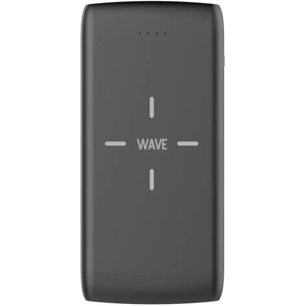Φορητός φορτιστής Wave QiPower, 10,000 mAh, μαύρο