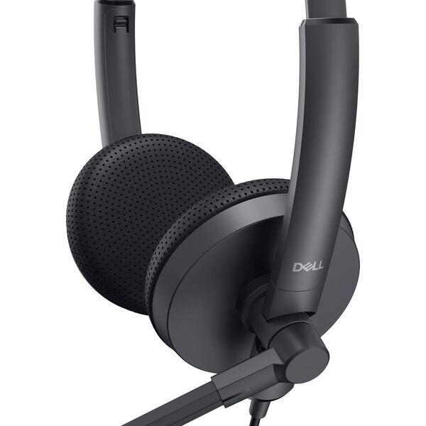 DELL WH1022 Zestaw słuchawkowy Przewodowa Opaska na głowę Połączenia/muzyka USB Typu-A Czarny