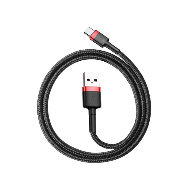 Baseus cable Cafule USB - USB-C 0,5m 3A red-black 6953156278271