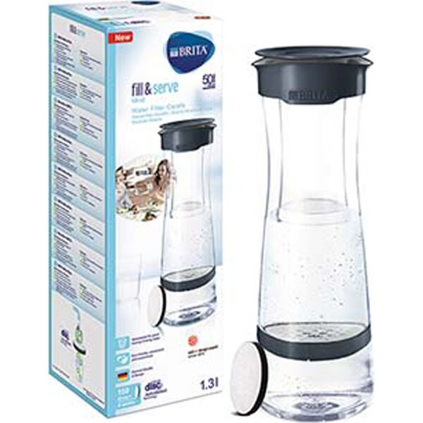 Dzbanek filtrujący Brita Karafka z filtrem Fill&Serve czarna