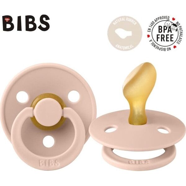 BIBS COLOUR ANATOMICAL BLUSH M Smoczek ortodontyczny kauczuk Hevea