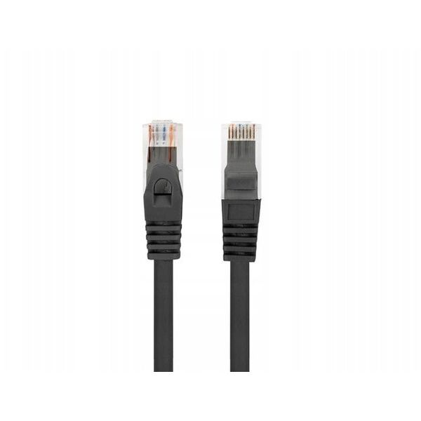Patchcord Lanberg UTP κατ.6 15μ LSZH CU fluke passed μαύρο