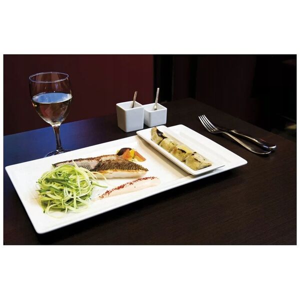 Κλασικό Gourmet ορθογώνιο πιάτο 33x23 cm