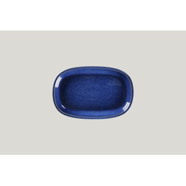 STONE Πιατέλα 23x15 cm κοβαλτίου