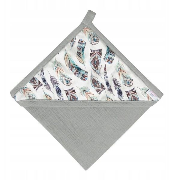 MATEX OKRYCIE KĄPIELOWE MUSLIN DESIGN     ROZ. 85X85CM