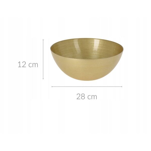 Διακοσμητικό μπολ, γυάλινο, Ø 28 cm