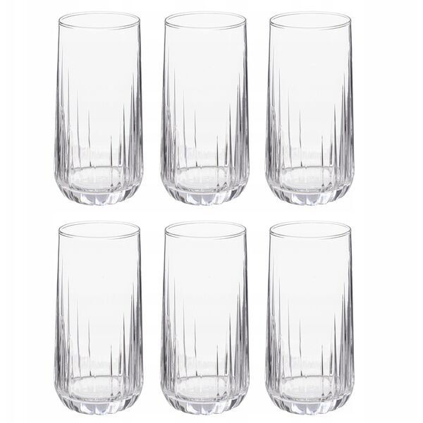 Ψηλά ποτήρια Dieg'eau, 6 τεμάχια x 360 ml