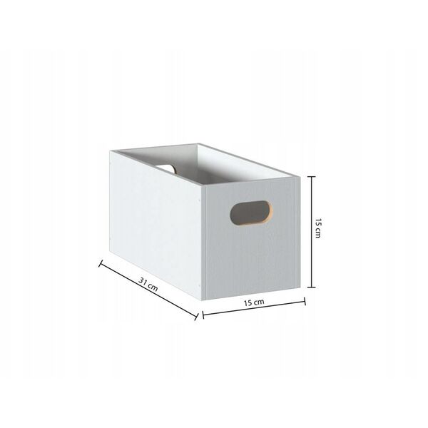Κουτί αποθήκευσης με λαβές STORAGE, 30 x 14,9 x 14,9 cm