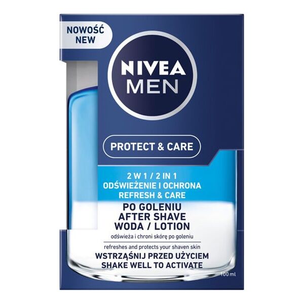 Nivea MEN Woda po goleniu Protect & Care 2w1 100ml