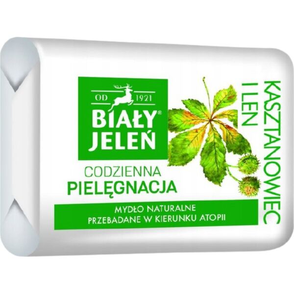 Biały Jeleń Mydło w kostce Premium z kasztanowcem 100g