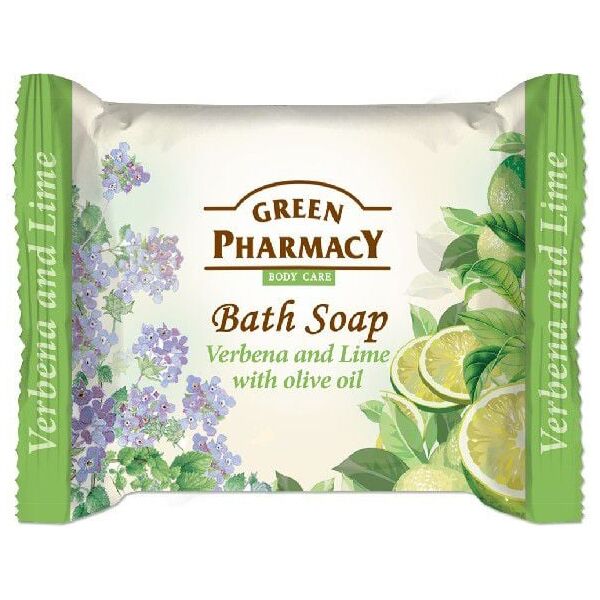 Green Pharmacy Mydło w kostce Body Care Verbena and Lime 100g