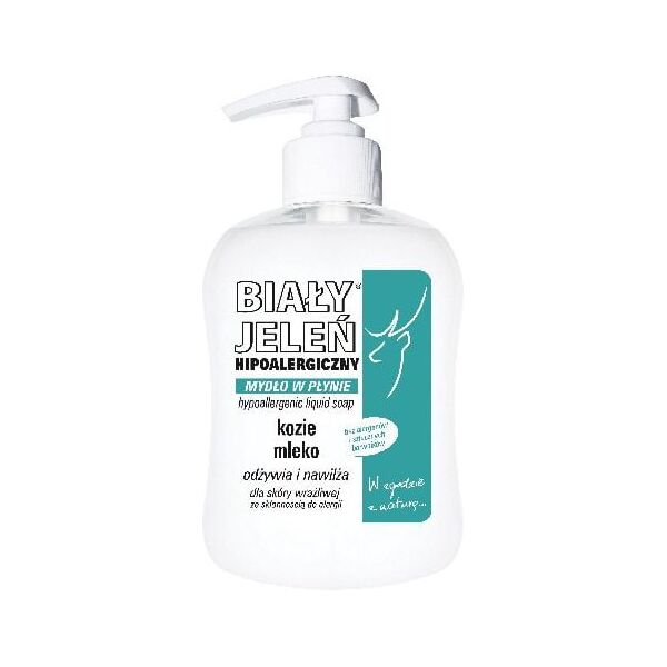 Biały Jeleń Mydło hipoalergiczne w płynie Kozie mleko 300ml