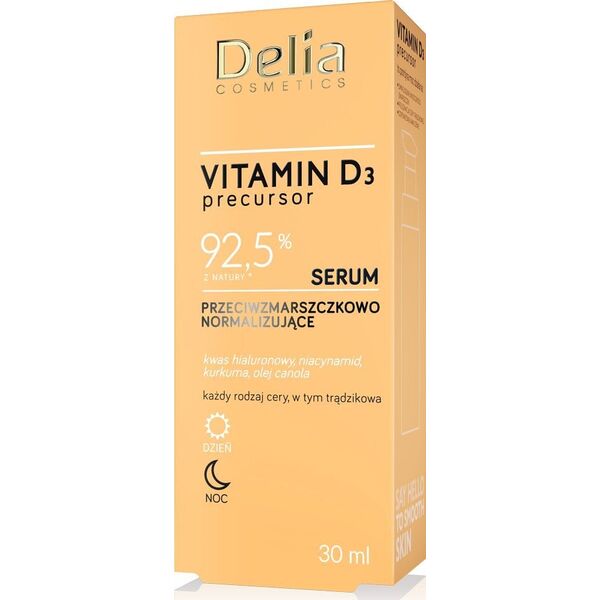 Delia Precursor Witamina D3 - 92,5% z natury - Serum przeciwzmarszczkowo-normalizujące 30ml