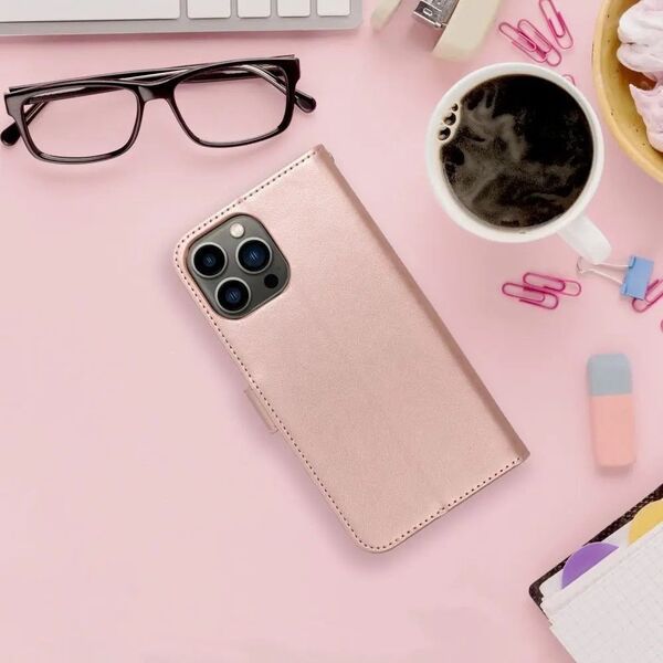 Θήκη ForCell Kabura Forcell MEZZO Book για IPHONE 13 PRO mandala ροζ χρυσό