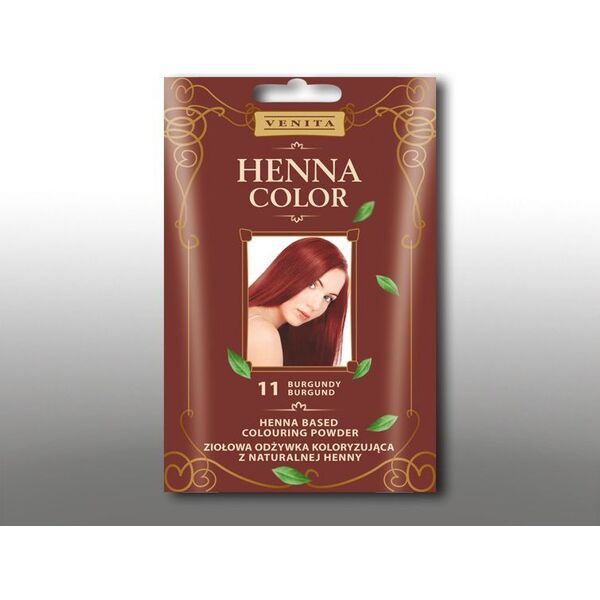 Venita Ziołowa odżywka koloryzująca Henna Color 30g 11 burgund