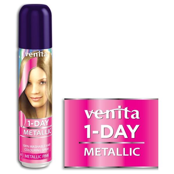 Venita 1-Day spray metallic nr 1 pink 50ml