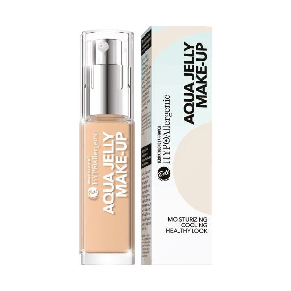 Bell Aqua Jelly Make-Up HYPOalergiczny podkład nawilżająco-matujący o konsystencji galaretki 01 35ml